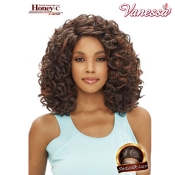 Vanessa Honey-C Brazilian Human Hair Blend Lace Front Wig - TCHB FESNOS